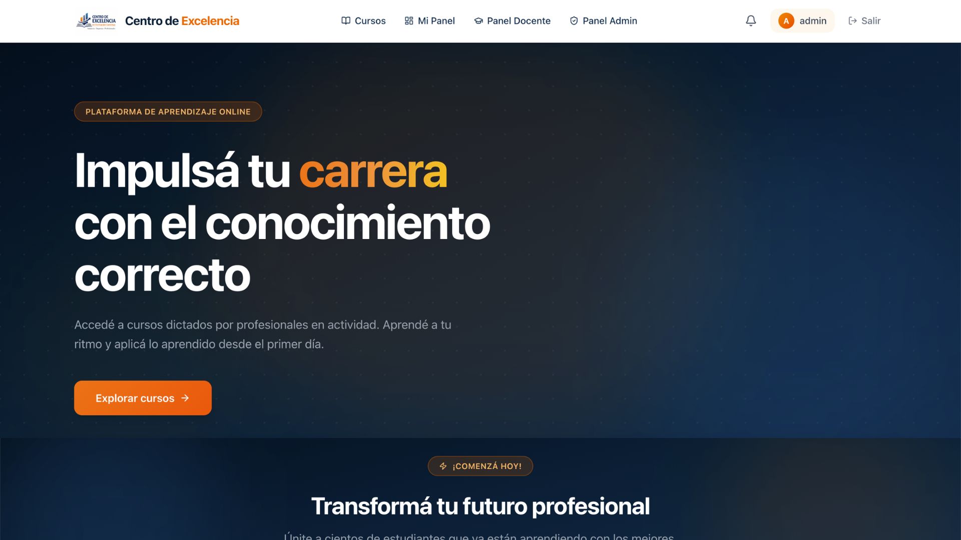 LMS & Marketplace de Cursos